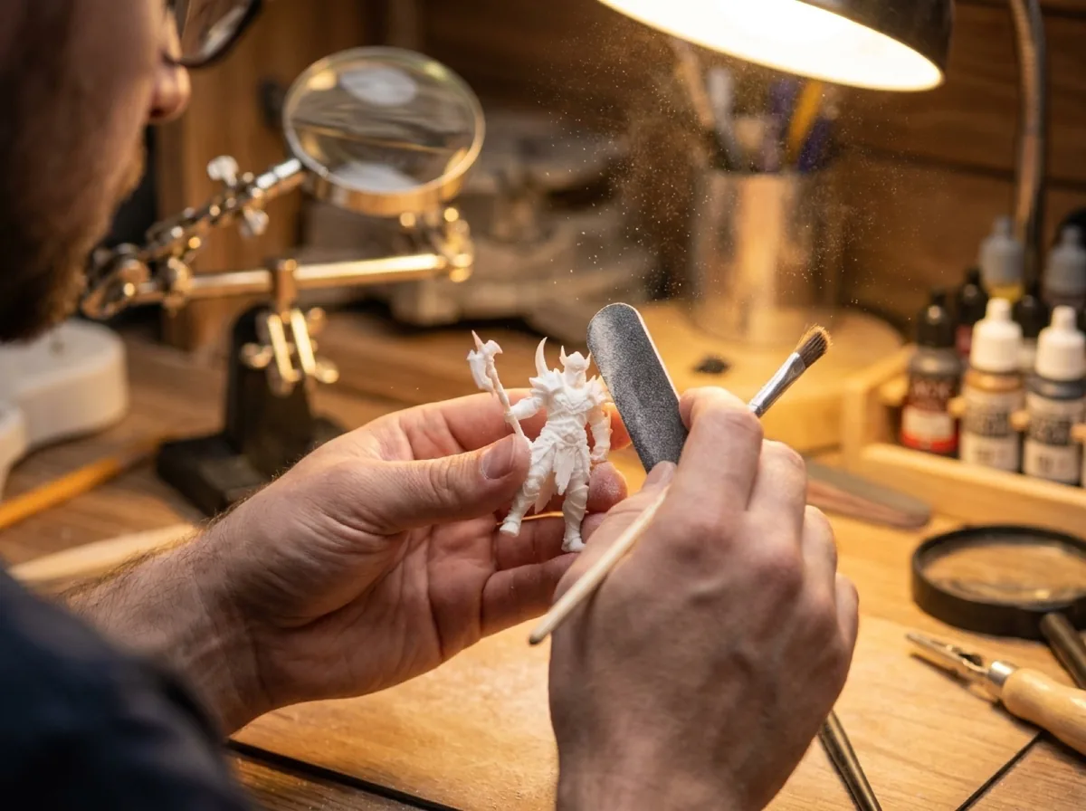 Miniaturas impressas em 3D